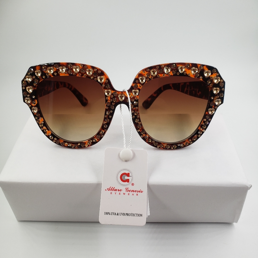 Women's embellished sunglasses.